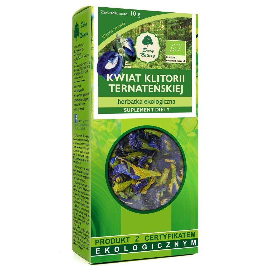 Herbatka Kwiat Klitorii Ternateńskiej Bio 10 G - Dary Natury