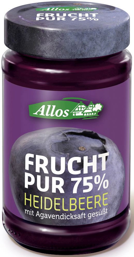 Mus Jagodowy (75 % Owoców) Bio 250 G - Allos