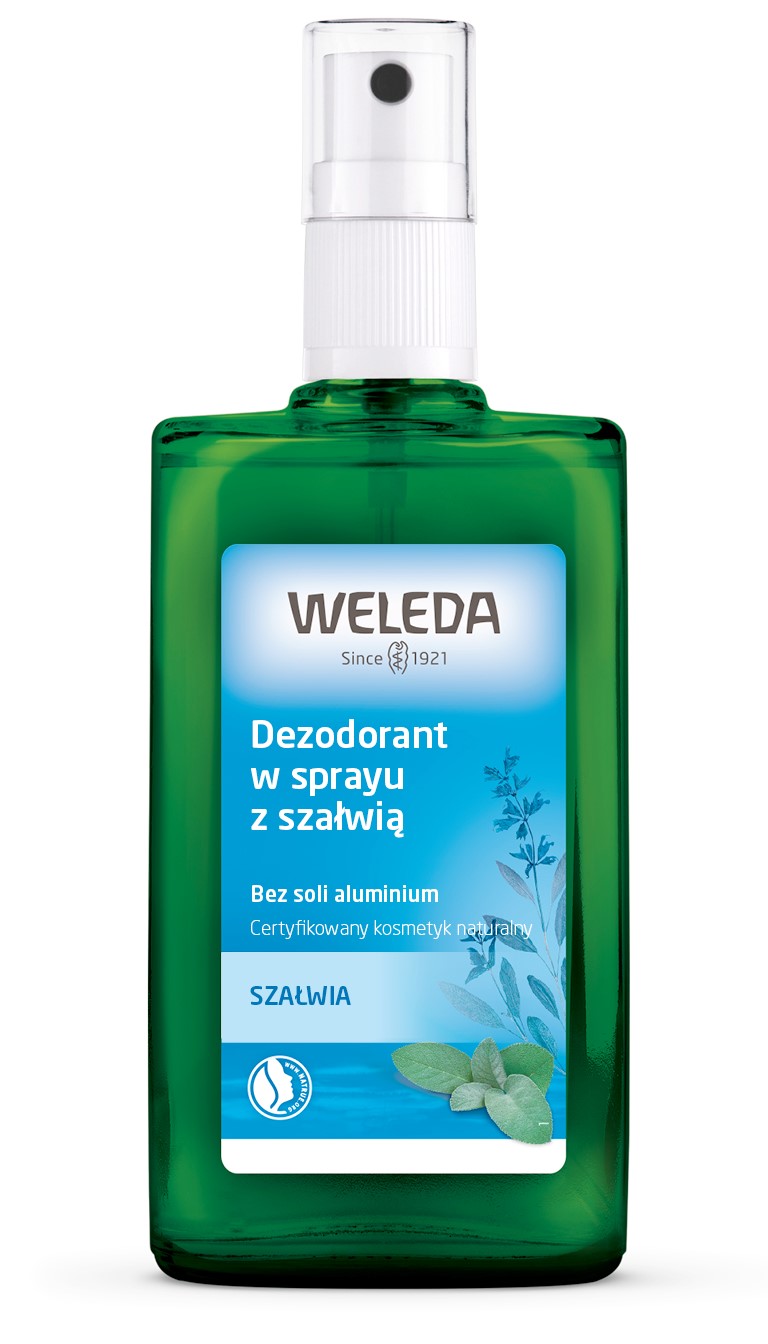 Dezodorant W Sprayu 24 H Z Szałwią Eco 100 Ml - Weleda