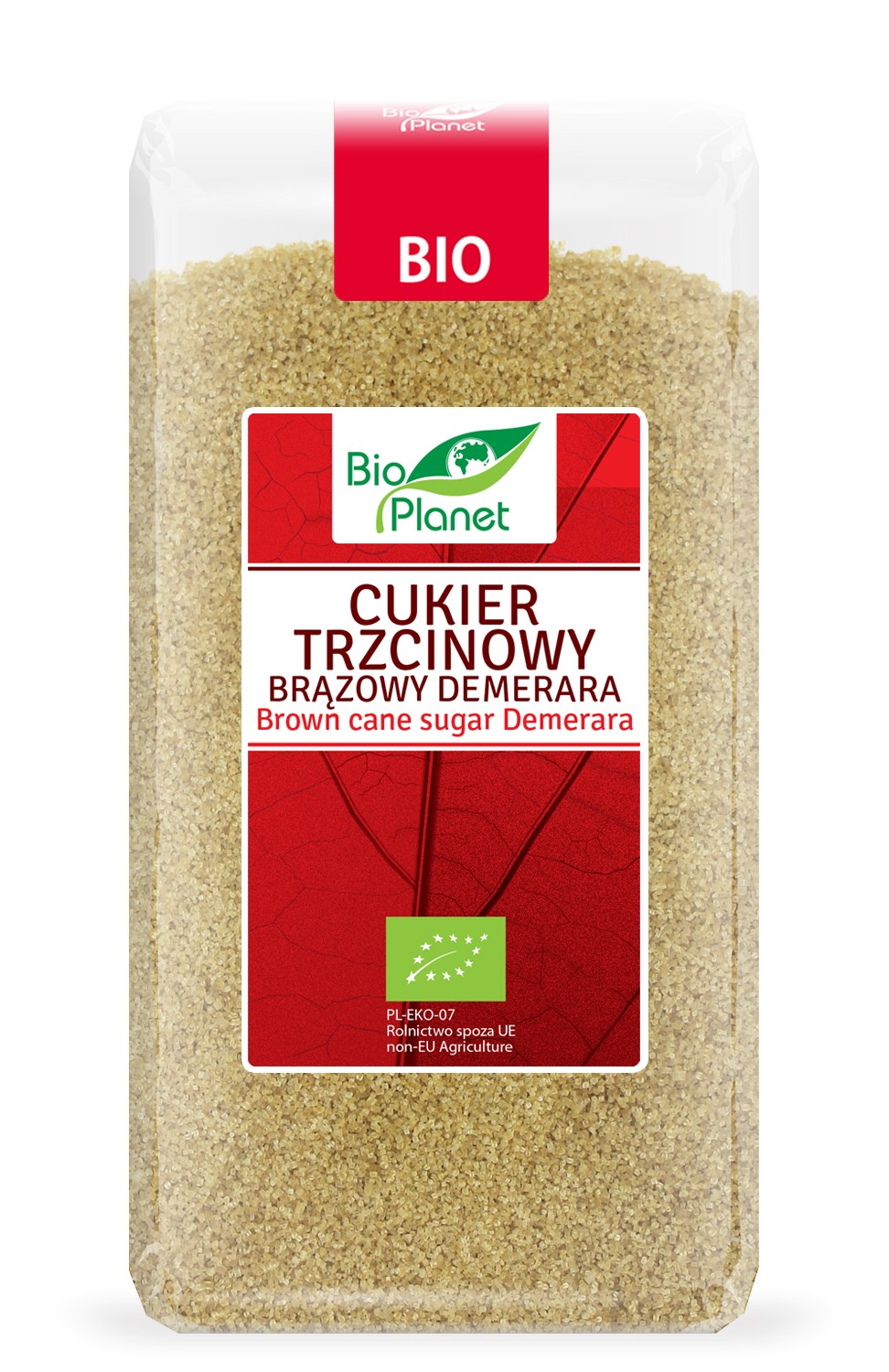Cukier Trzcinowy Brązowy Demerara Bio 500 G - Bio Planet