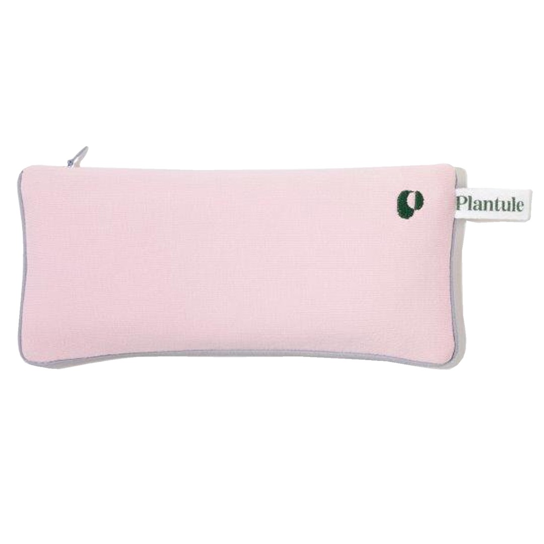 Poduszka Na Oczy Z Siemieniem Lnianym I Lawendą Pudrowy Róż (11 X 23 Cm) - Plantule Pillows