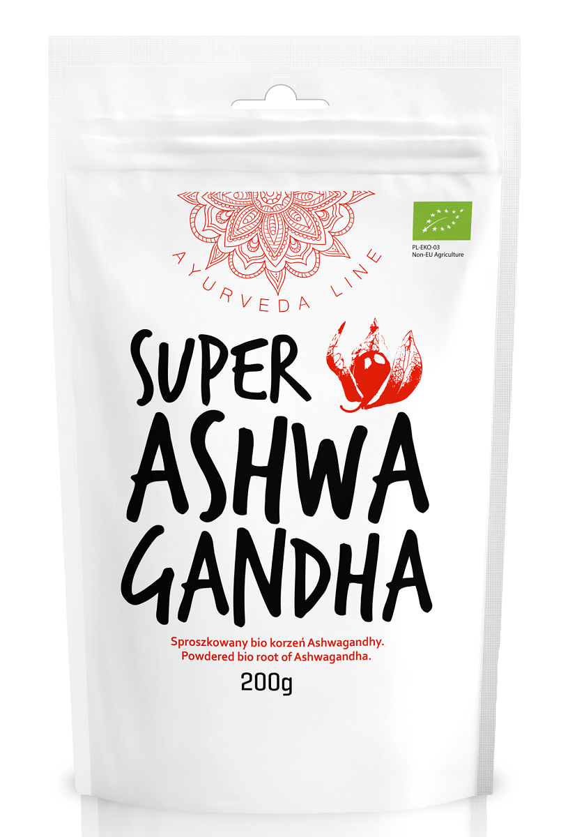 Ashwagandha (Korzeń) W Proszku Bio 200 G - Diet-Food