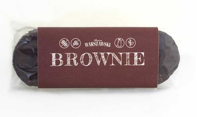 Baton Brownie Bezglutenowy 50 G - Baton Warszawski