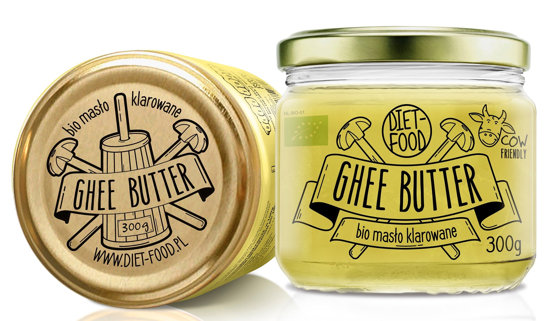 Masło Klarowane Ghee Bio 300 G - Diet-Food