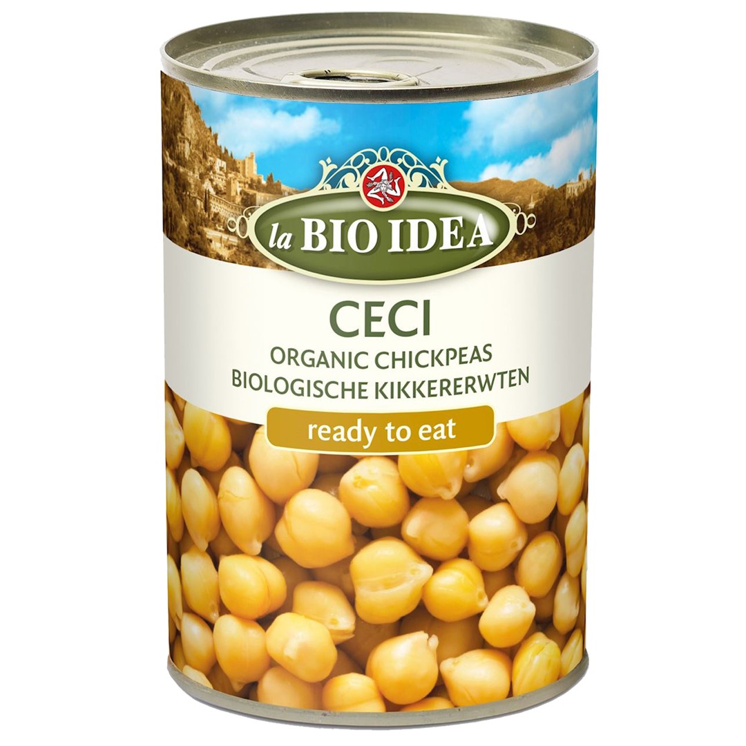 Ciecierzyca W Zalewie Bio 400 G (240 G) (Puszka) - La Bio Idea