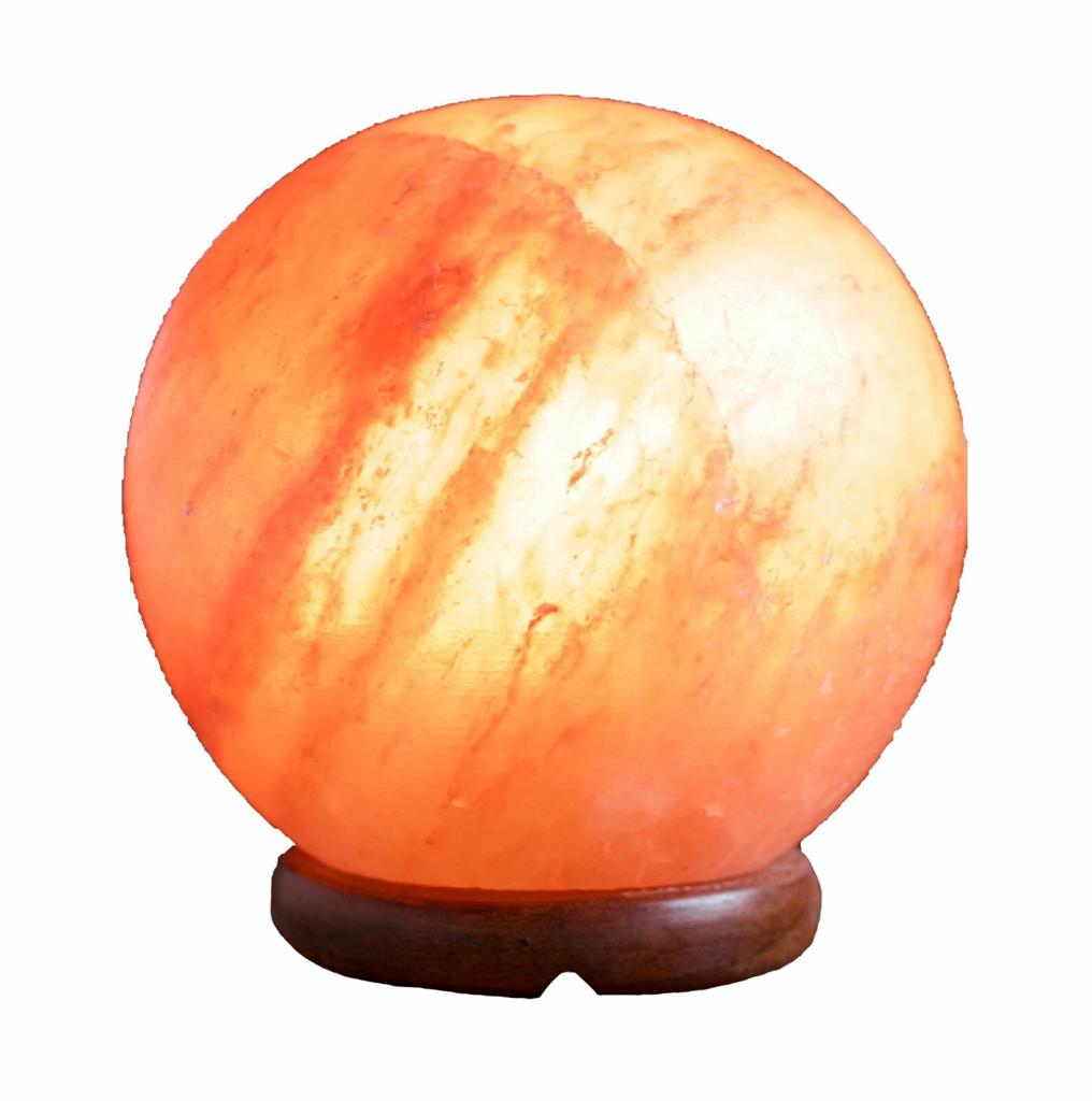 Lampa Solna W Kształcie Kuli 3 Kg - Himalayan Salt