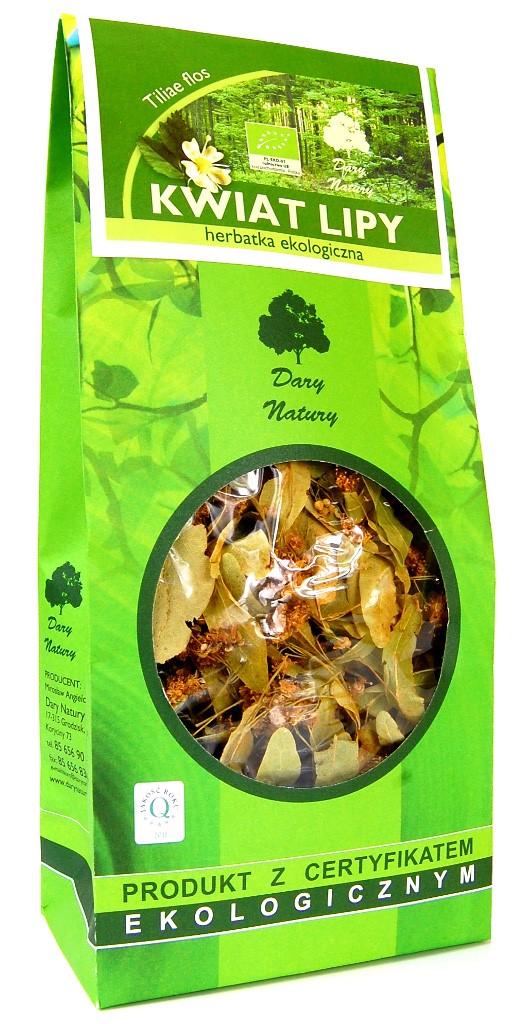 Herbatka Z Kwiatu Lipy Bio 30 G - Dary Natury