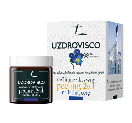 Peeling Do Twarzy Mechaniczny I Enzymatyczny 50 Ml - Uzdrovisco (Fiołek)