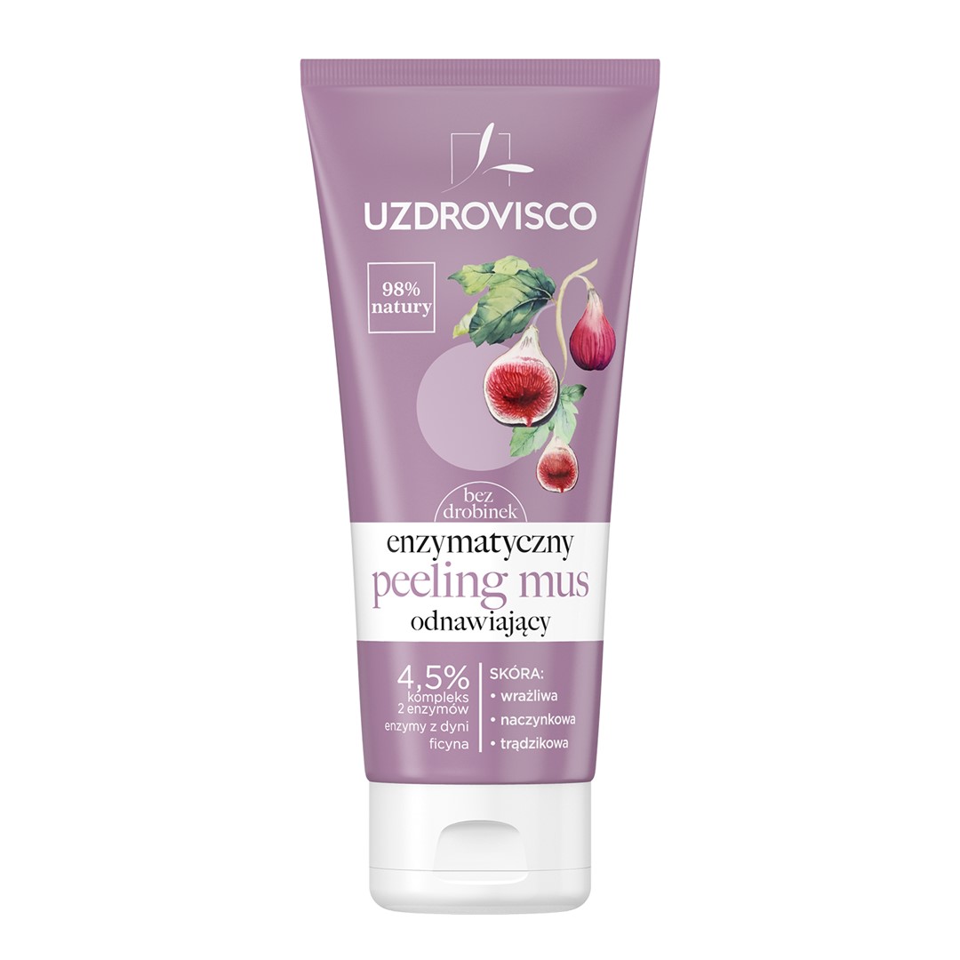 Peeling - Mus Do Twarzy Enzymatyczny Odnawiający 60 Ml - Uzdrovisco