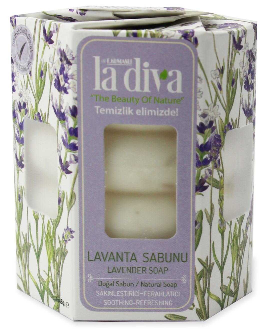 Mydło W Kostce Twist Lawenda (4 X 45 G) 180 G - La Diva