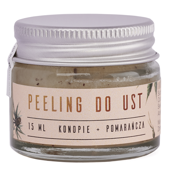 Peeling Konopny Do Ust Z Cbd I Pomarańczą 15 Ml - Hempking