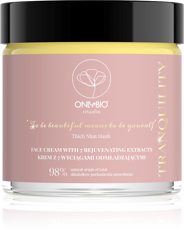 Krem Do Twarzy Z 7-Wyciągami Odmładzającymi 50 Ml - Only Bio (Ritualia)