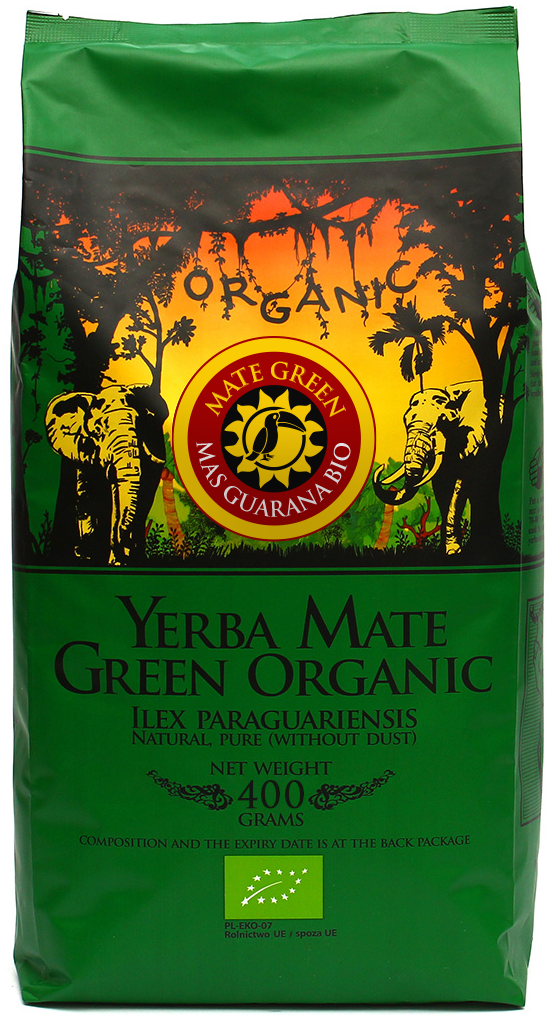 Yerba Mate Green Mas Guarana Bio 400 G - Organic Mate Green