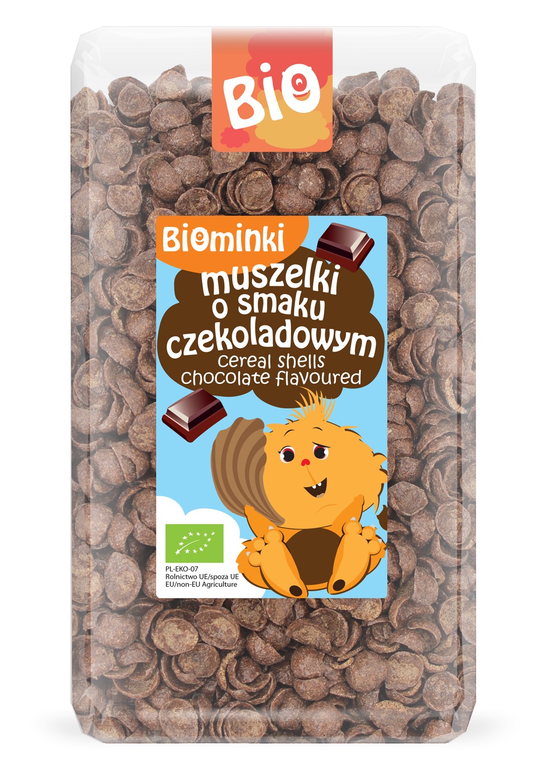 Muszelki O Smaku Czekoladowym Bio 300 G - Biominki