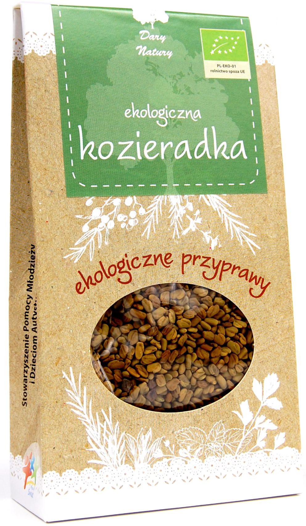 Kozieradka Ziarno Bio 60 G - Dary Natury
