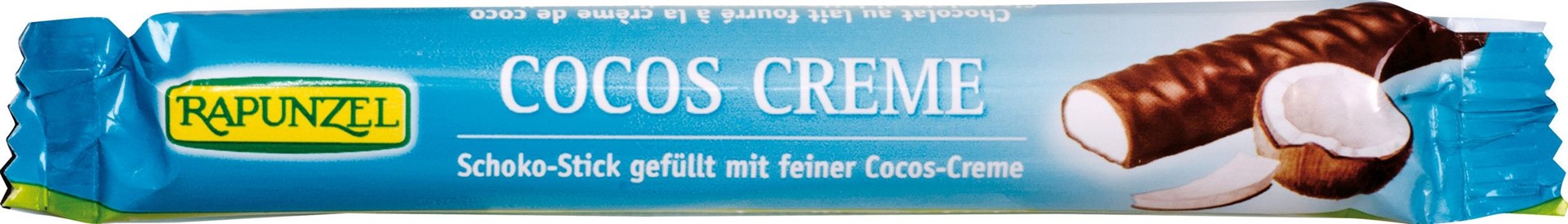 Baton Z Nadzieniem Kokosowym W Polewie Z Mlecznej Czekolady Cocos Creme Bio 22 G - Rapunzel