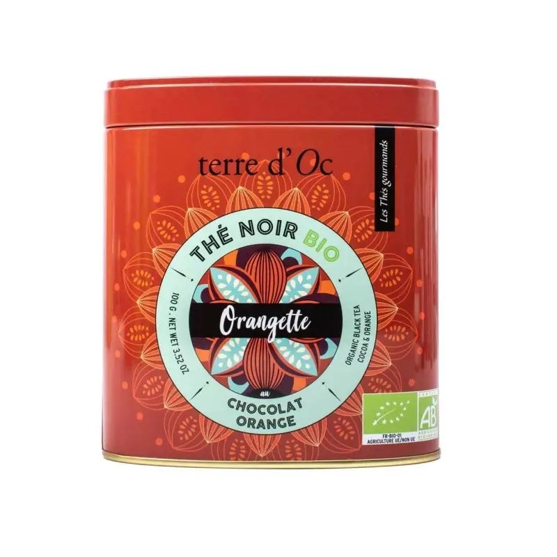 Herbata Czarna Kakao - Pomarańcza Bio 100 G - Terre D'oc