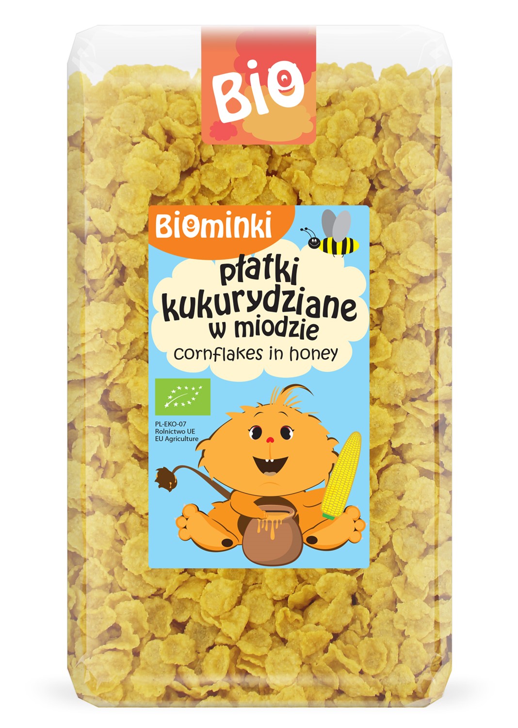 Płatki Kukurydziane W Miodzie Bio 300 G - Biominki