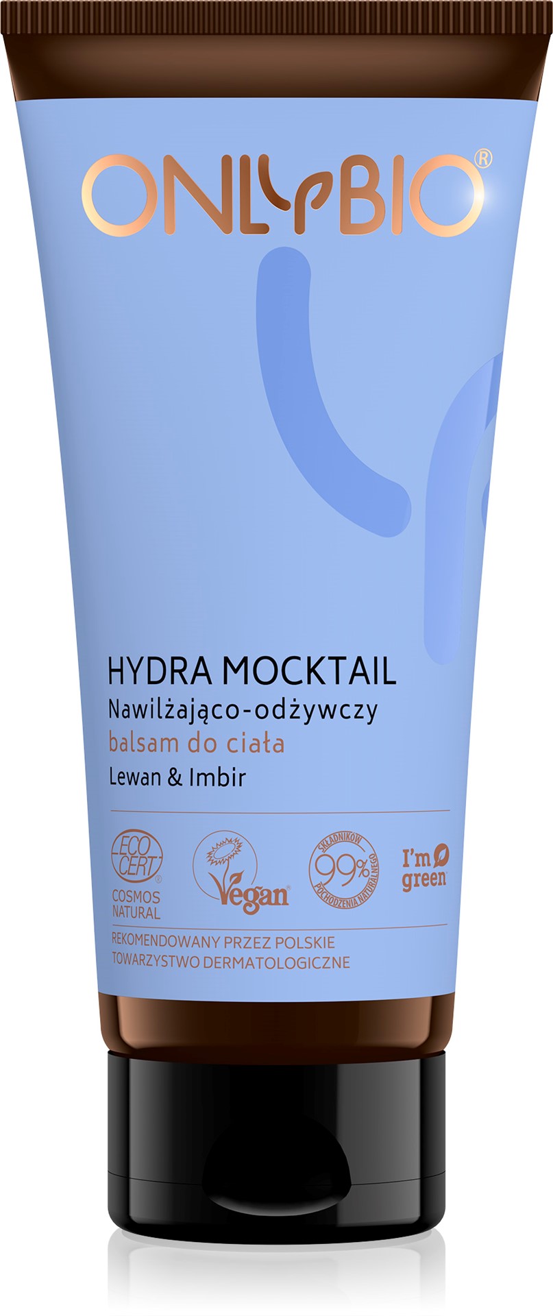 Balsam Do Ciała Nawilżająco - Odżywczy Lewan I Imbir Eco 200 Ml - Only Bio (Hydra Mocktail)
