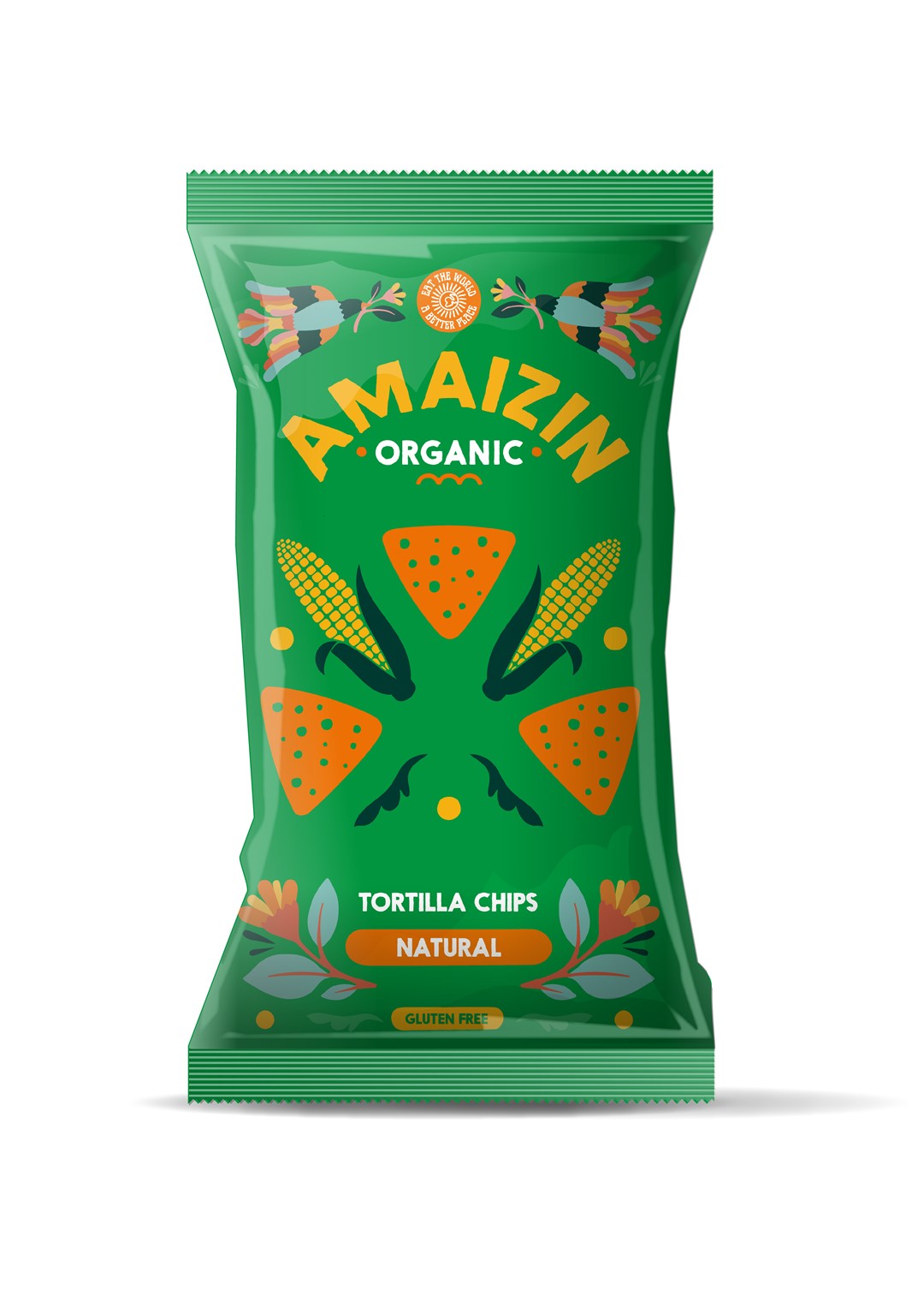 Chipsy Kukurydziane Solone Bezglutenowe Bio 250 G - Amaizin