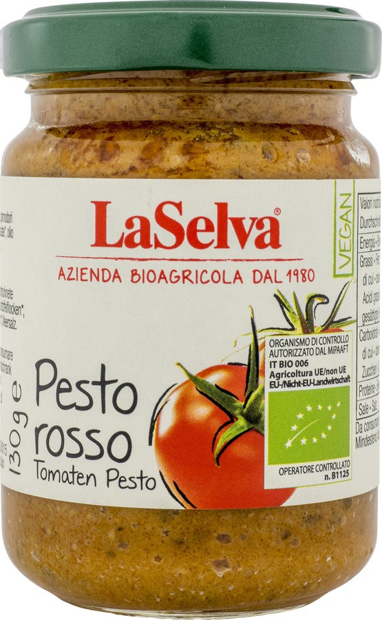 Pesto Rosso Bio 130 G - La Selva