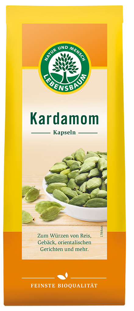 Kardamon Owoce Bio 30 G - Lebensbaum