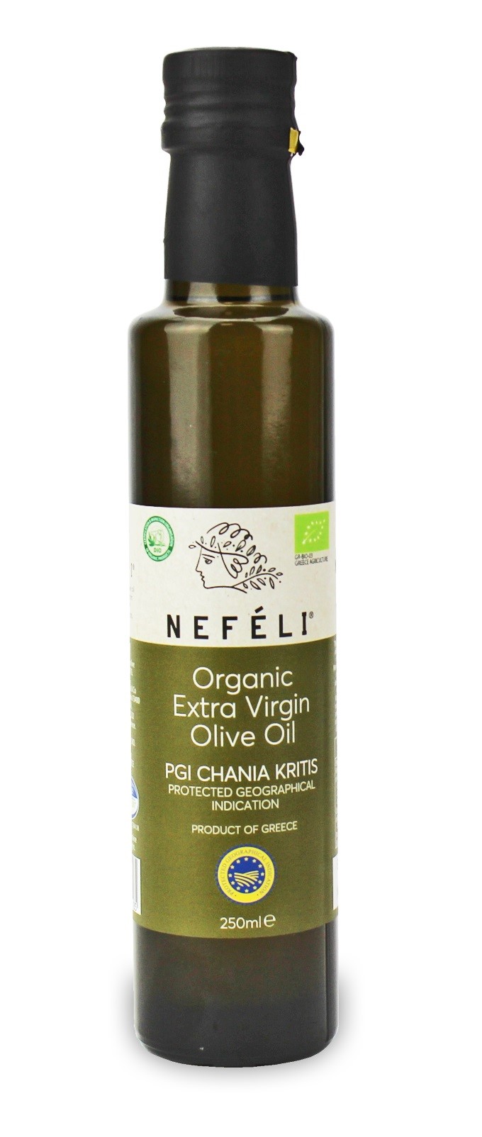 Oliwa Z Oliwek Extra Virgin Kreta P.g.i. Bio 250 Ml - Nefeli