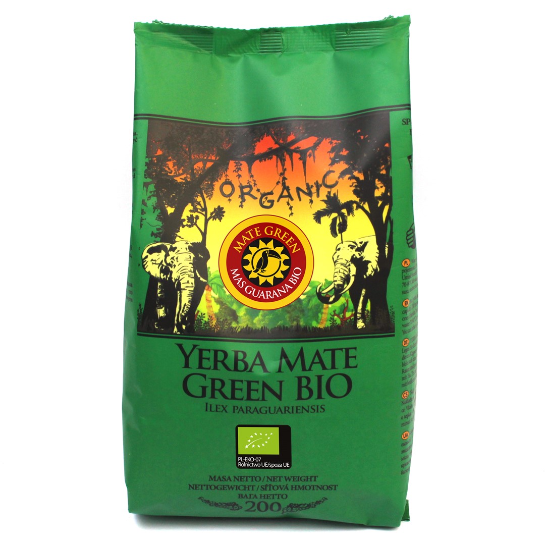 Yerba Mate Green Mas Guarana Bio 200 G - Organic Mate Green