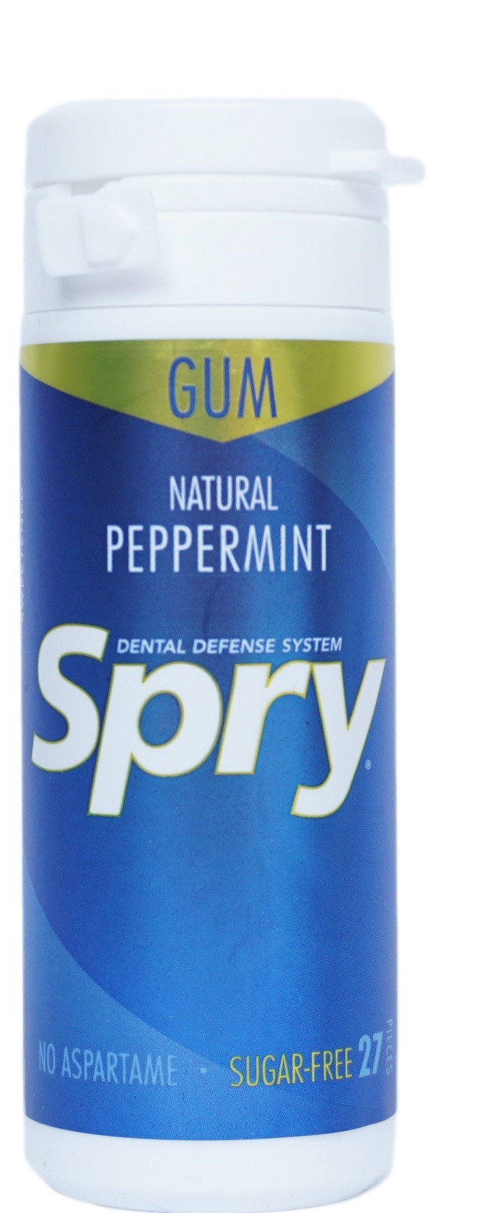 Guma Do Żucia Z Ksylitolem O Smaku Mięty Pieprzowej Bezglutenowa 27 Sztuk (32,5 G) - Spry