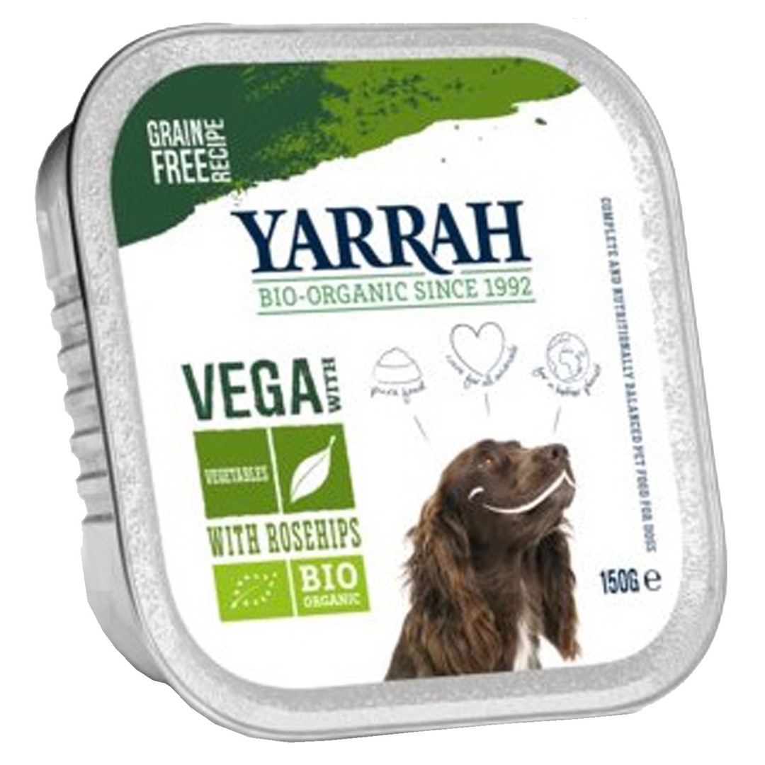 (Dla Psa) Karma - Vega Z Owocami Dzikiej Róży Bio 150 G - Yarrah