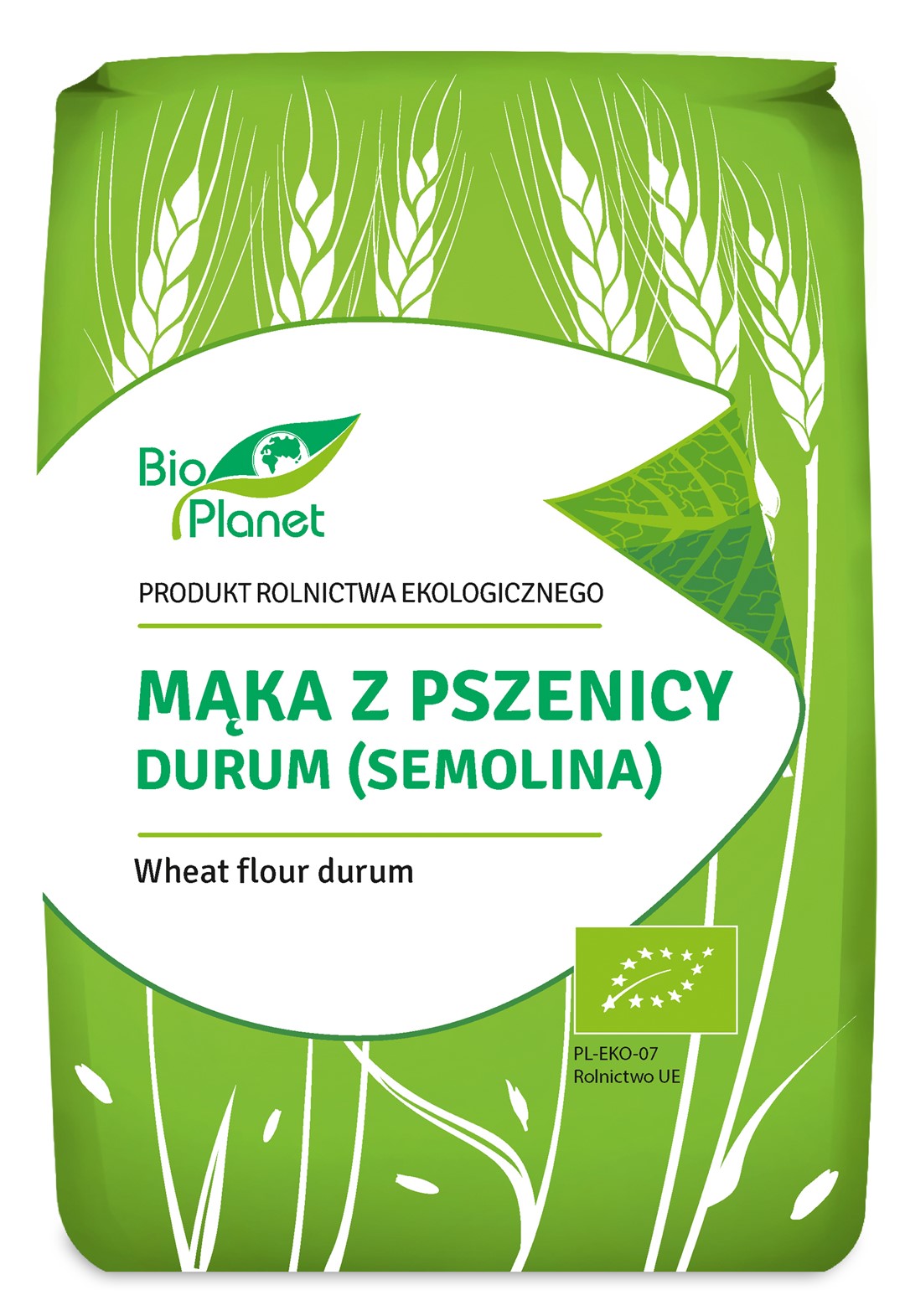 Mąka Z Pszenicy Durum (Semolina) Bio 1 Kg - Bio Planet