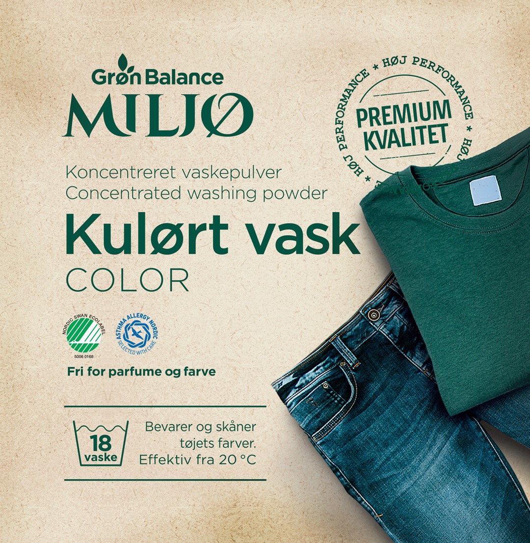 Proszek Do Prania Kolorowych Ubrań Eco (Koncentrat) 785 G (18 Prań) - Gron Balance