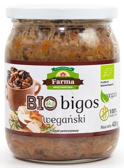 Bigos Wegański Bezglutenowy Bio 420 G - Farma Świętokrzyska