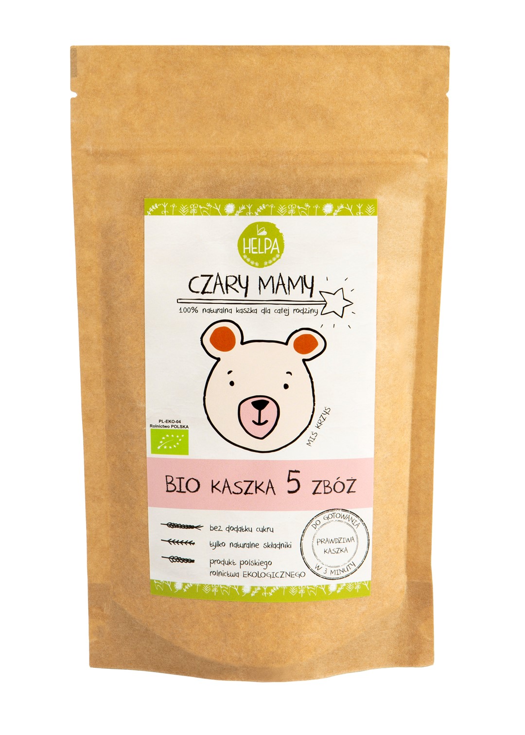 Kaszka 5 Zbóż Bio 200 G - Helpa