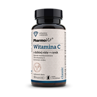 Witamina C Z Dzikiej Róży + Cynk 90 Kapsułek 41,4 G - Pharmovit (Classic)