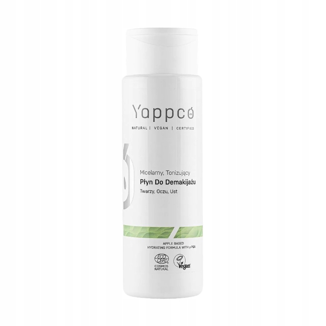 Płyn Micelarny Do Demakijażu Twarzy, Oczu, Ust Tonizujący Eco 300 Ml - Yappco