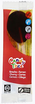 Lizak Wiśniowy Bezglutenowy Bio 13 G - Candy Tree