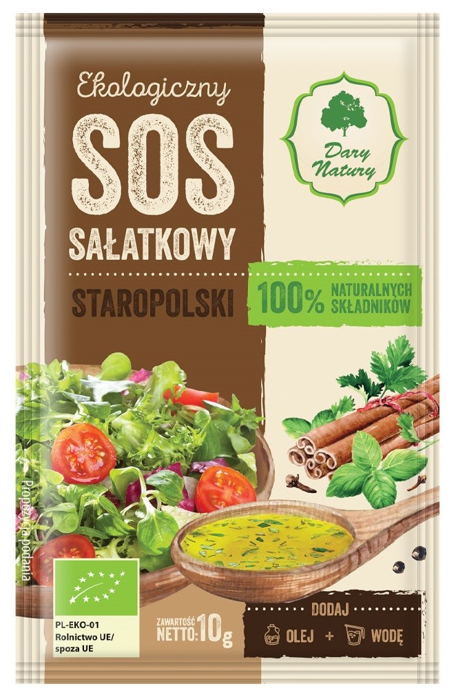 Sos Sałatkowy Staropolski Bio 10 G - Dary Natury