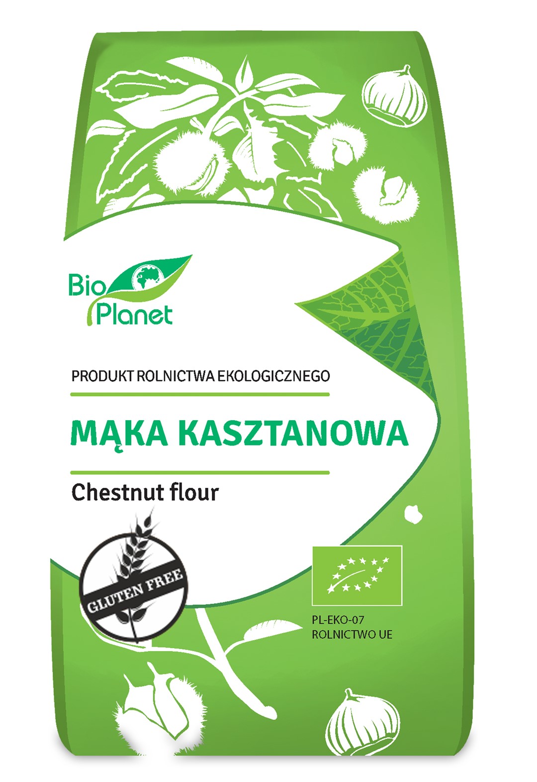Mąka Kasztanowa Bezglutenowa Bio 250 G - Bio Planet