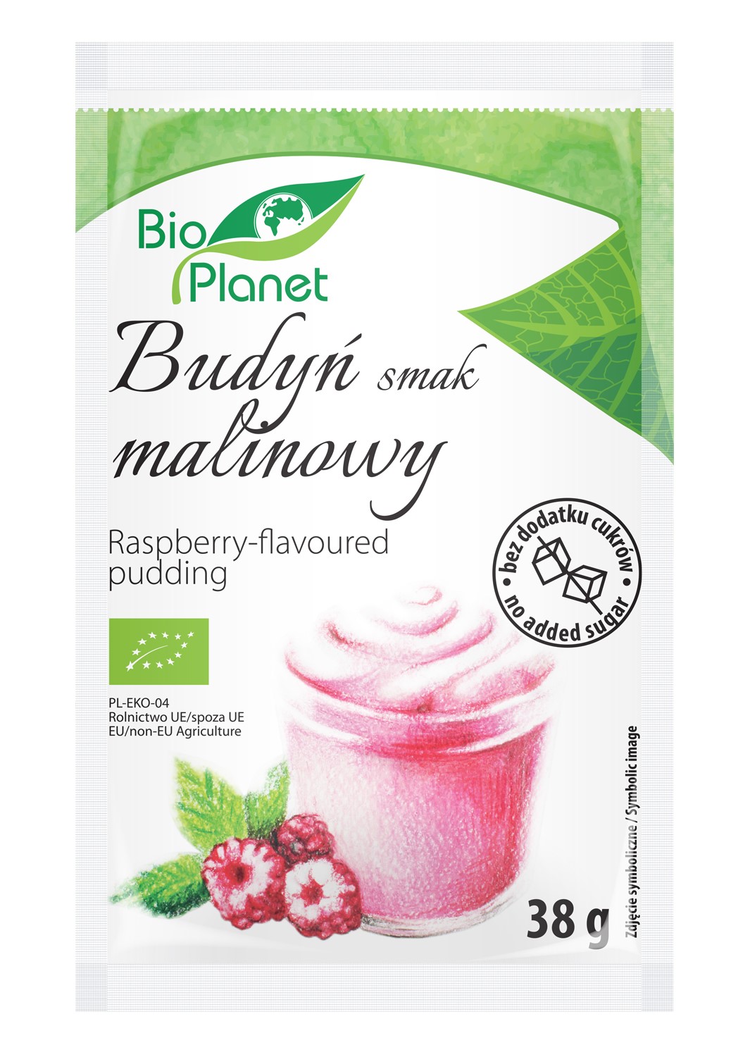 Budyń O Smaku Malinowym Bio 38 G - Bio Planet