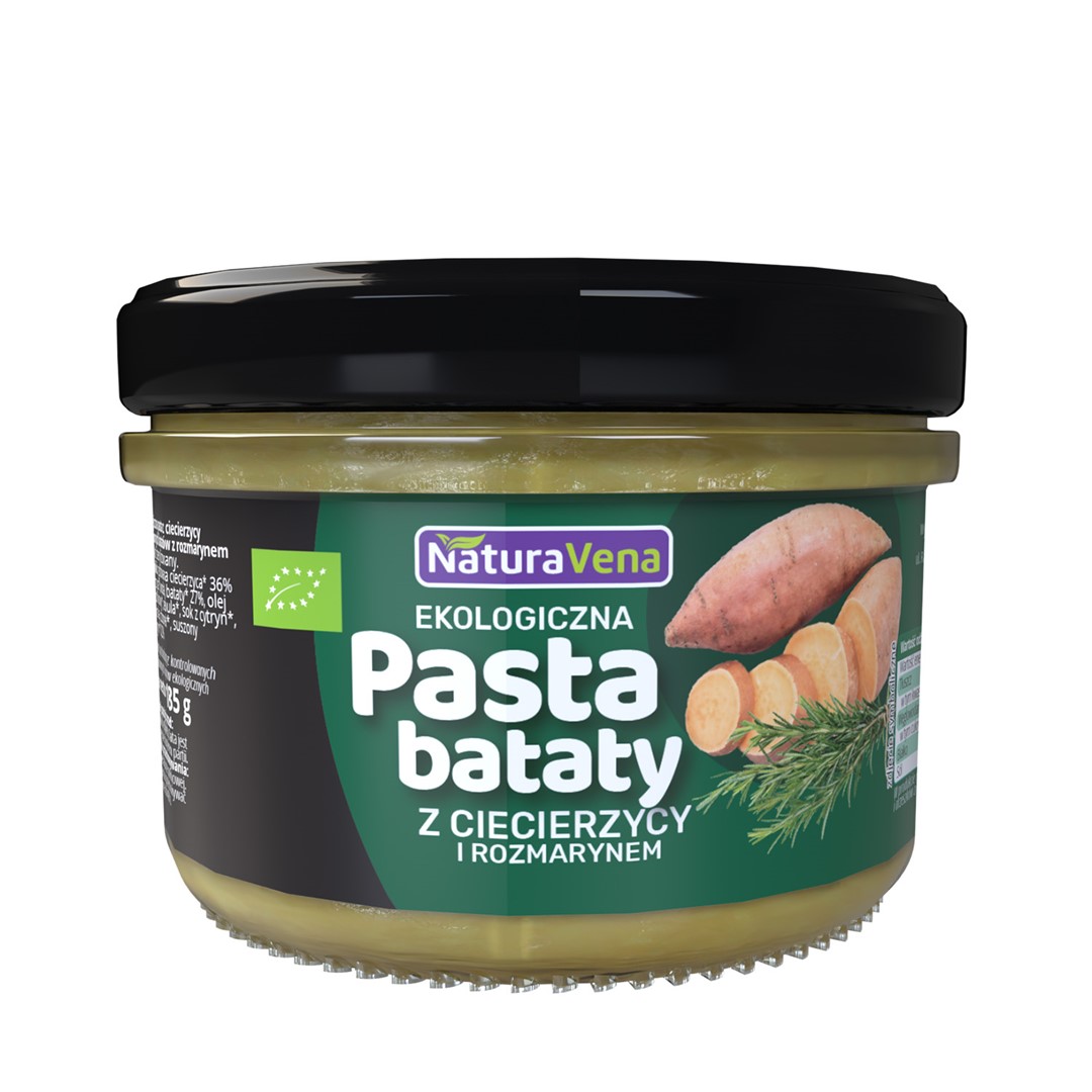 Pasta Z Ciecierzycy Z Batatami I Rozmarynem Bio 185 G - Naturavena