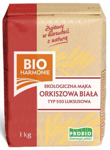 Mąka Orkiszowa Luksusowa Typ 550 Bio 1 Kg - Probio (Bioharmonie)