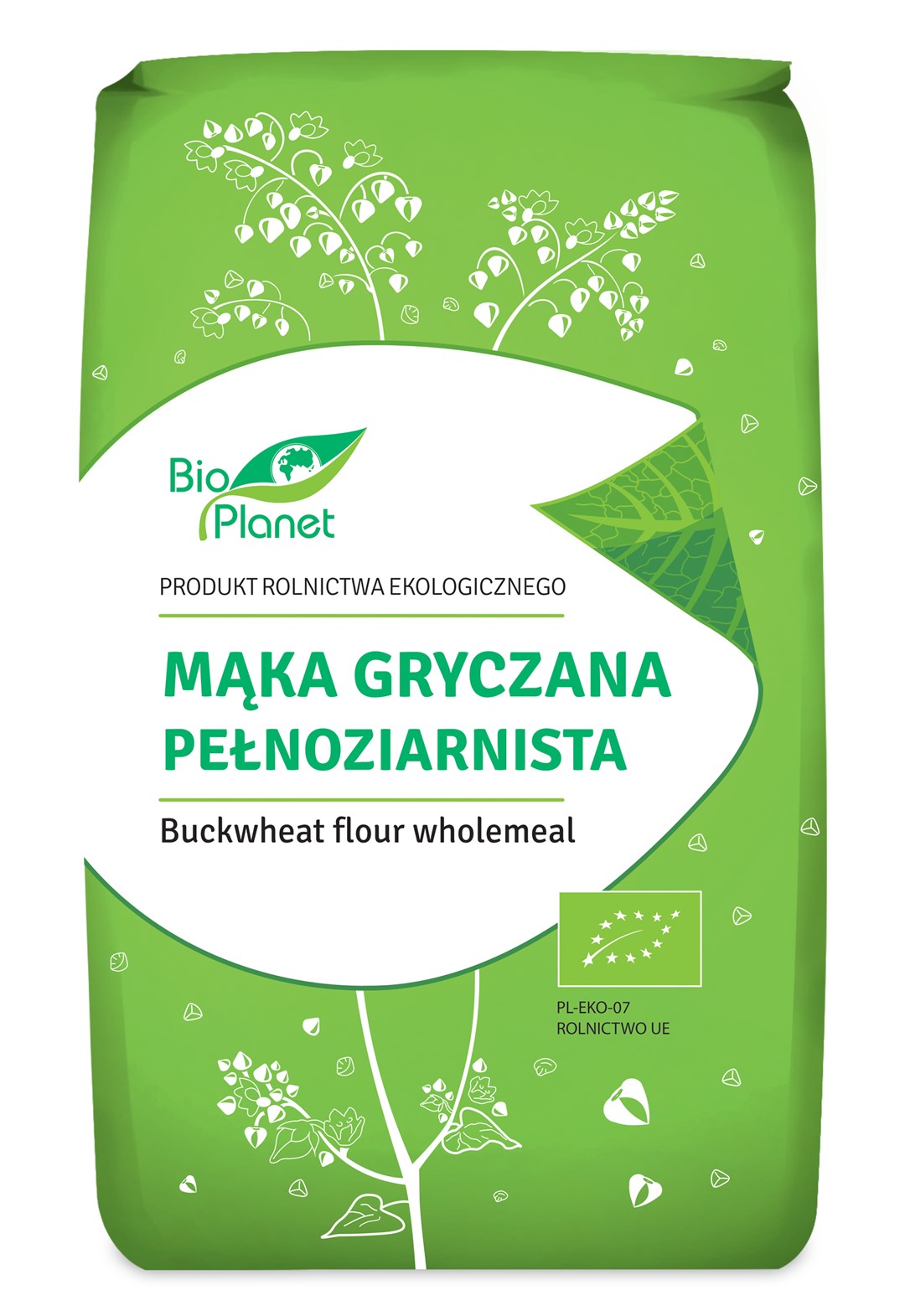 Mąka Gryczana Pełnoziarnista Bio 500 G - Bio Planet