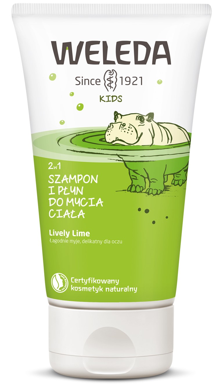 Szampon I Płyn Do Mycia Ciała 2W1 Limonka Dla Dzieci Eco 150 Ml - Weleda