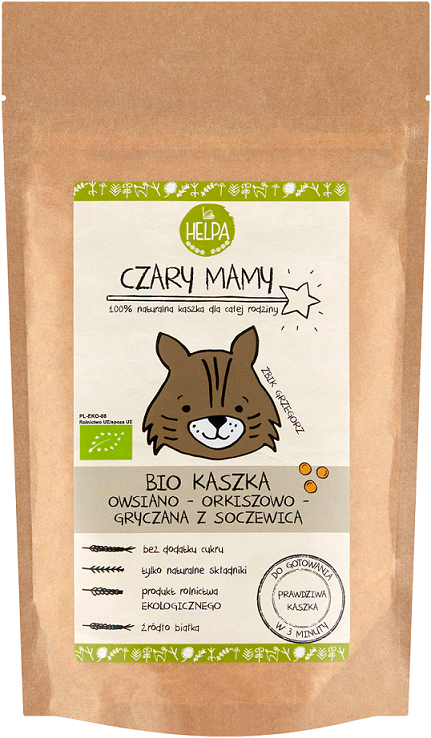 Kaszka Owsiano - Orkiszowo - Gryczana Z Soczewicą Bio 200 G - Helpa
