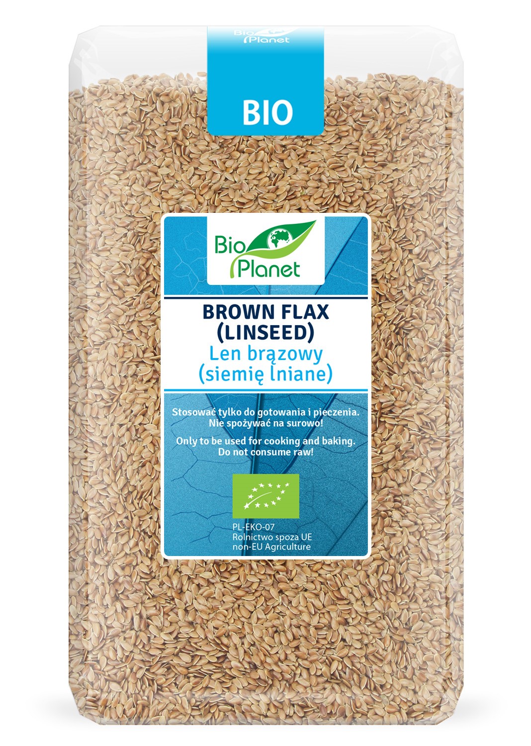 Len Brązowy (Siemię Lniane) Bio 1 Kg - Bio Planet