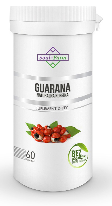 Guarana Ekstrakt 60 Kapsułek (500 Mg) - Soul Farm