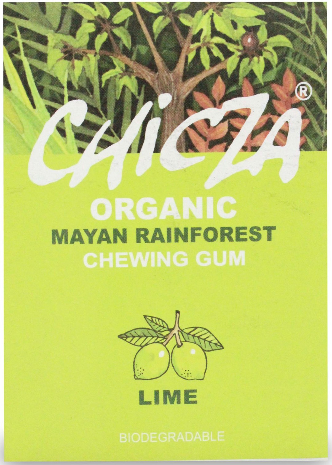 Guma Do Żucia O Smaku Limonki (Biodegradowalna) Bio 30 G - Chicza