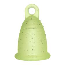 Kubeczek Menstruacyjny Zielony Rozmiar S - Me Luna (Natural)