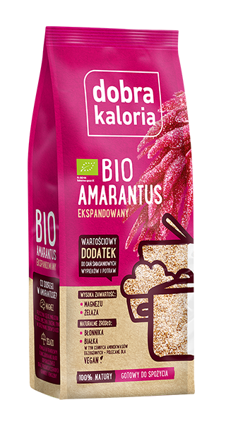 Amarantus Ekspandowany Bio 120 G - Dobra Kaloria